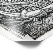 Tentakel Fotodruck (Ecke)