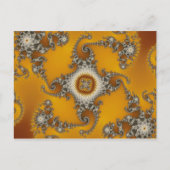 Tentakel-Fraktal Postkarte (Vorderseite)