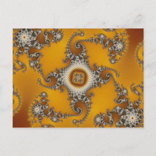 Tentakel-Fraktal Postkarte (Vorderseite)