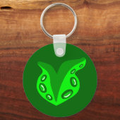 Tentakel-Herz Schlüsselanhänger (Vorderseite)