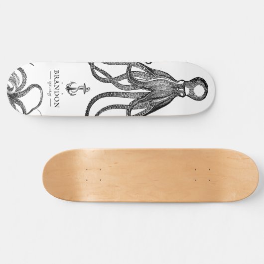 Tentakel | Octopus-Thema Skateboard (Horizontal)