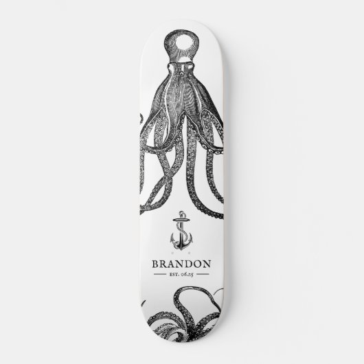 Tentakel | Octopus-Thema Skateboard (Vorderseite)