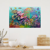 Tentakel Poster (Küche)