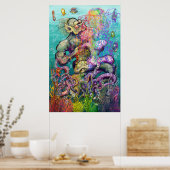 Tentakel Poster (Küche)