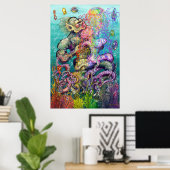 Tentakel Poster (Heimbüro)