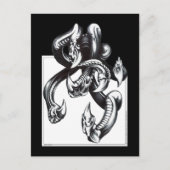 Tentakel Postkarte (Vorderseite)