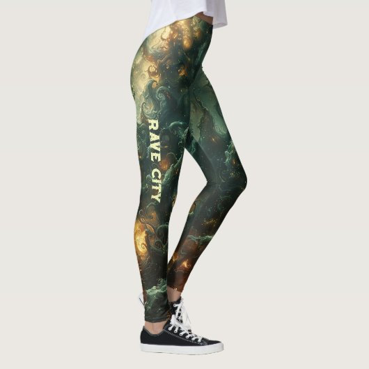 Tentakel-Spannring Leggings (Rechts)