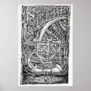 Tentakel-Tank von Brian Benson Poster