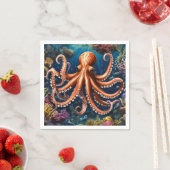 Tentakel Tiefsee Serviette (Beispiel)