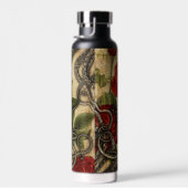 Tentakel und Rose Trinkflasche (Rechts)