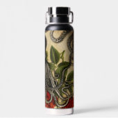 Tentakel und Rose Trinkflasche (Rückseite)