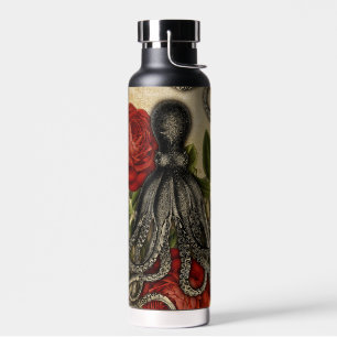 Tentakel und Rose Trinkflasche