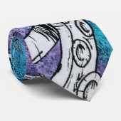 Tentakeln der Galaxie-Krawatte Krawatte (Gerollt)