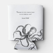 Tentakeln der Liebe | Themed Beach Octopus Dosenkühler (Rückseite)