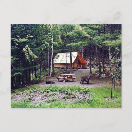 Tente Utopia - Parc national du Lac-Témiscouata Postkarte (Vorderseite)