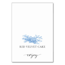 Tented Food Label Wedding Buffet Chinoiserie Tischnummer