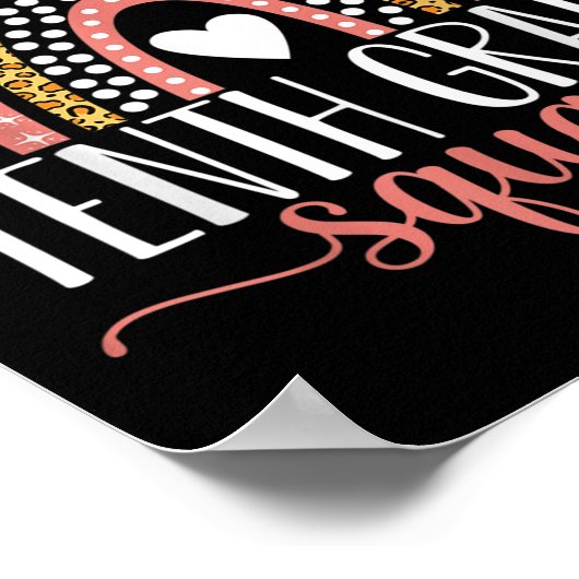 Tenth Grade Squad Team 10th Grade Teacher Back To Poster (Ecke)