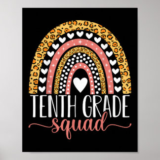 Tenth Grade Squad Team 10th Grade Teacher Back To  Poster