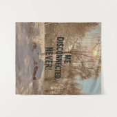 Tenture - Connected to the Wild Wandteppich (Vorderseite (Horizontal))