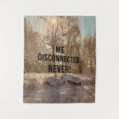 Tenture - Connected to the Wild Wandteppich (Vorderseite)