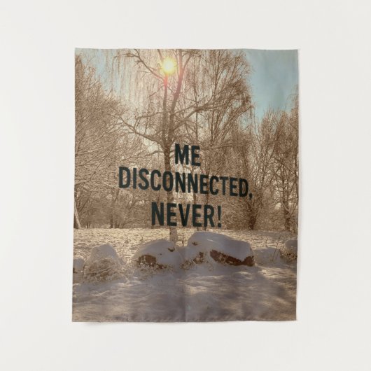 Tenture - Connected to the Wild Wandteppich (Vorderseite)