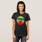 Tenured Af Lehrer Tenure Vollprofessor Associate T-Shirt (Vorne ganz)