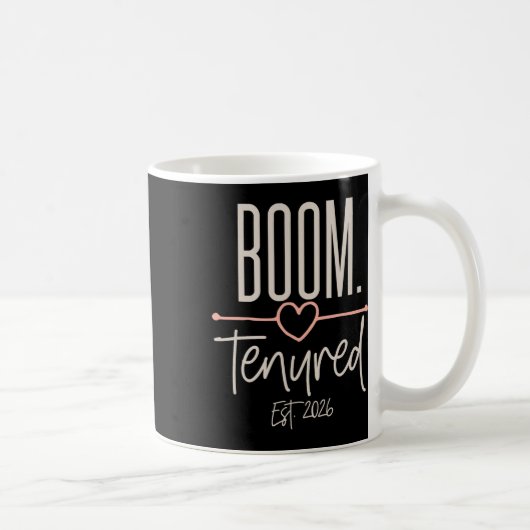 Tenured Frauen Professor Lehrer Mit Lebenszeitprof Kaffeetasse (Rechts)
