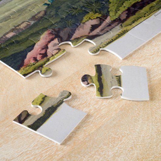 Teocalli, der große Tempel bei Tenochtitlan, Puzzle (Seite)