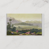 Teocalli, der große Tempel bei Tenochtitlan, Visitenkarte (Rückseite)