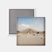 Teotihuacan Magnet (Vorderseite/Rückseite)