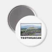 Teotihuacan Magnet (Vorderseite/Rückseite)