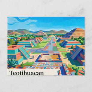 Teotihuacan Mexiko Postkarte