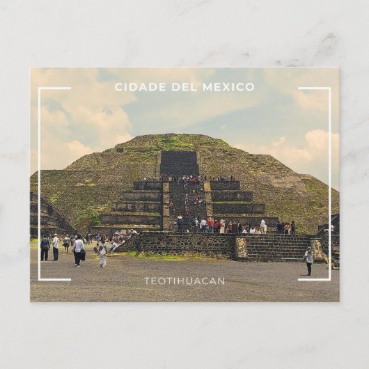 Teotihuacan postkarte (Vorderseite)