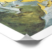 Tepee Land Vintag Art Poster (Ecke)