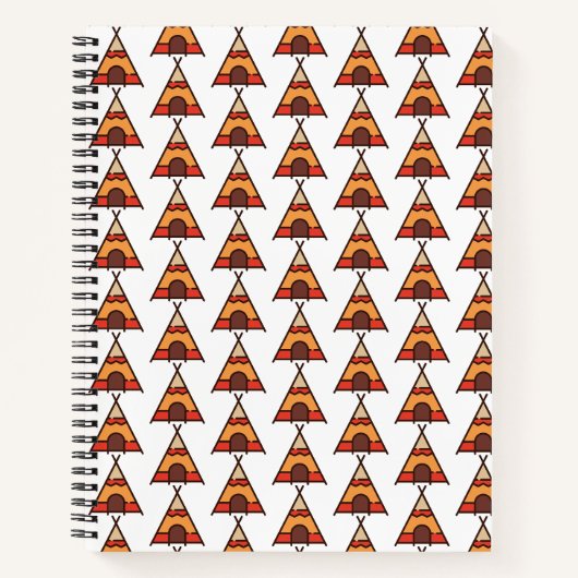 Tepee Notizblock (Vorderseite)