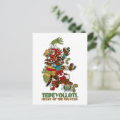 Tepeyollotl Postkarte (Stehend Vorderseite)