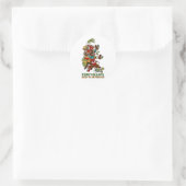 Tepeyollotl Runder Aufkleber (Tasche)