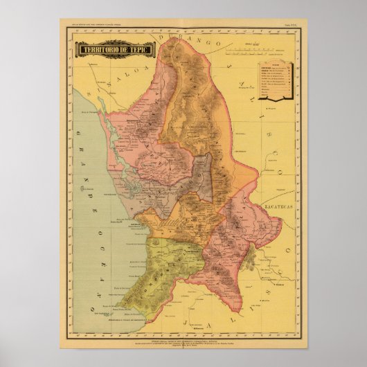 Tepic, Nayarit Poster (Vorne)