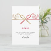 Teppanyaki Japanischer Steakhouse Dragon Birthday Dankeskarte (Stehend Vorderseite)