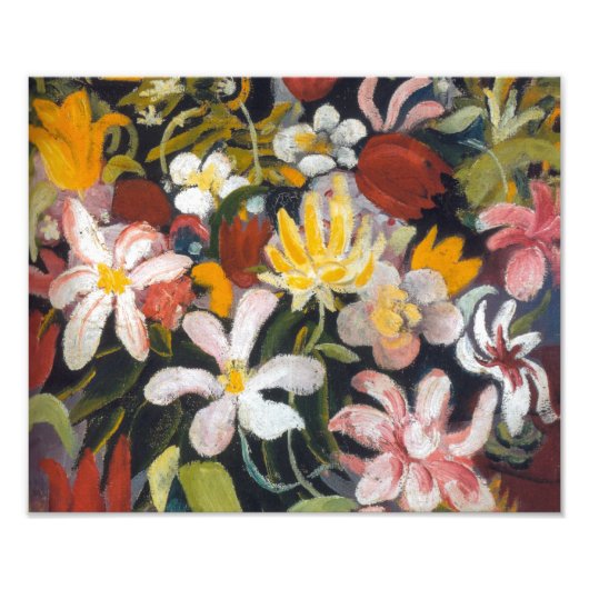 Teppich aus Blume | Auguste Macke | Fotodruck (Vorne)