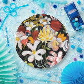 Teppich aus Blume Pappteller (Party)