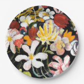 Teppich aus Blume Pappteller (Vorderseite)