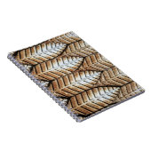 Teppich aus Braunblättern Notizblock (Rechte Seite)