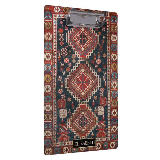 Teppich aus orientalisch-persianischem Karbistan Klemmbrett (Rechts)