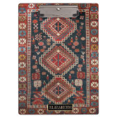 Teppich aus orientalisch-persianischem Karbistan Klemmbrett (Vorderseite)