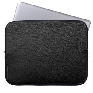 Teppich aus schwarzem und grauem Bereich Laptopschutzhülle