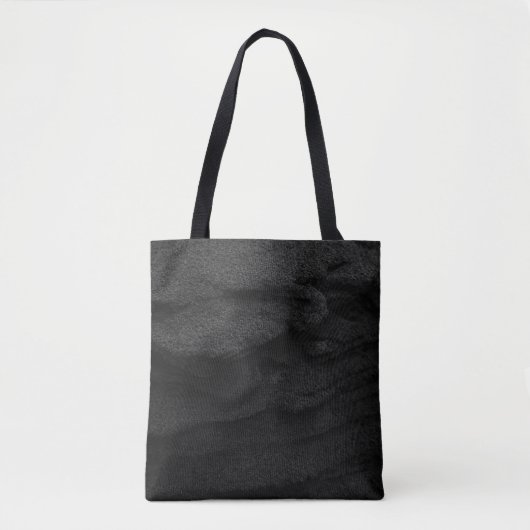 Teppich aus schwarzem und grauem Bereich Tasche (Vorderseite)