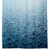 Teppich aus schwarzem und grauem Blumenbereich Duschvorhang (Vorderseite)