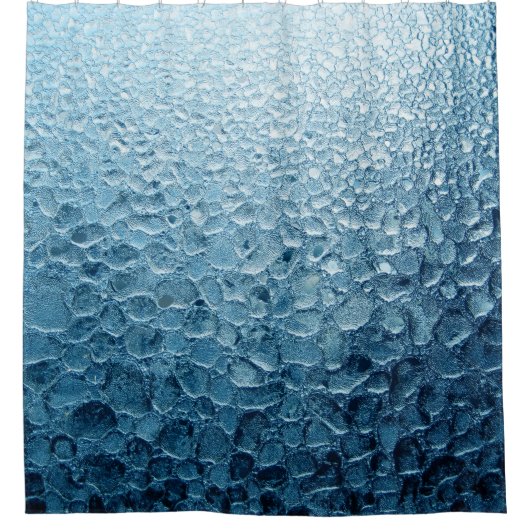 Teppich aus schwarzem und grauem Blumenbereich Duschvorhang (Vorderseite)