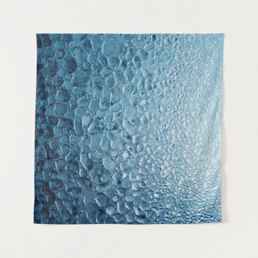 Teppich aus schwarzem und grauem Blumenbereich Wandteppich (Vorderseite (Horizontal))